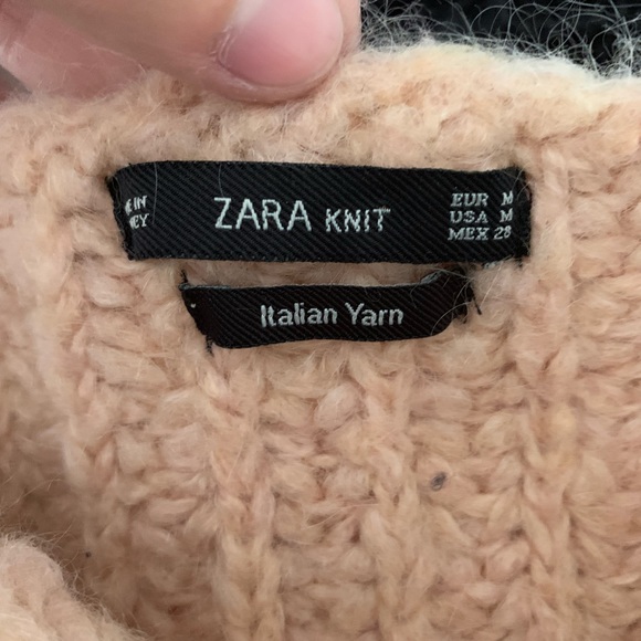 Zara knit pink sweater - Picture 5 of 6